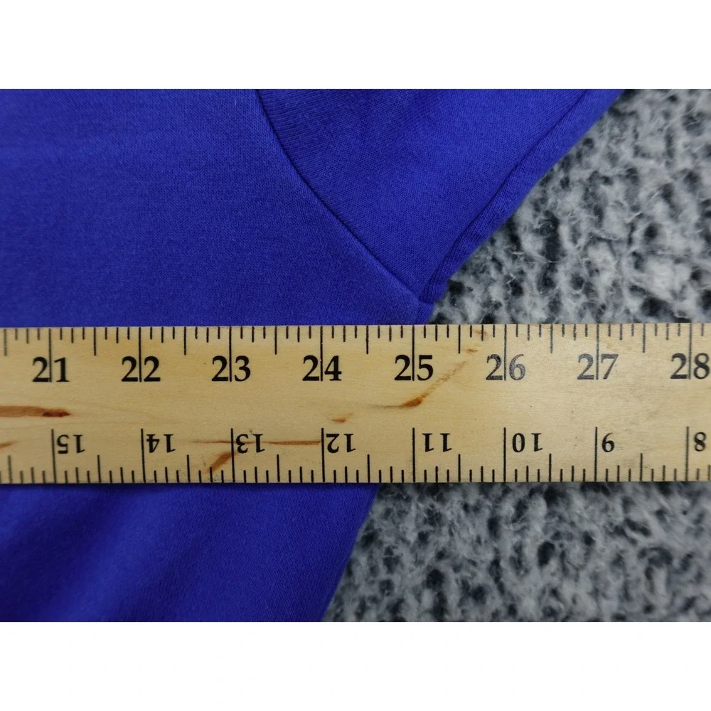 Nike‎ Sportswear Essential Cropped Hoodie Womens Large Blue CJ2034-480 Fleece